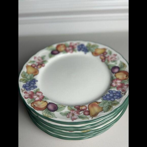 Lot Of 8 Epoch Market Day 10 1/2 in Dinner Plates - Picture 6 of 6